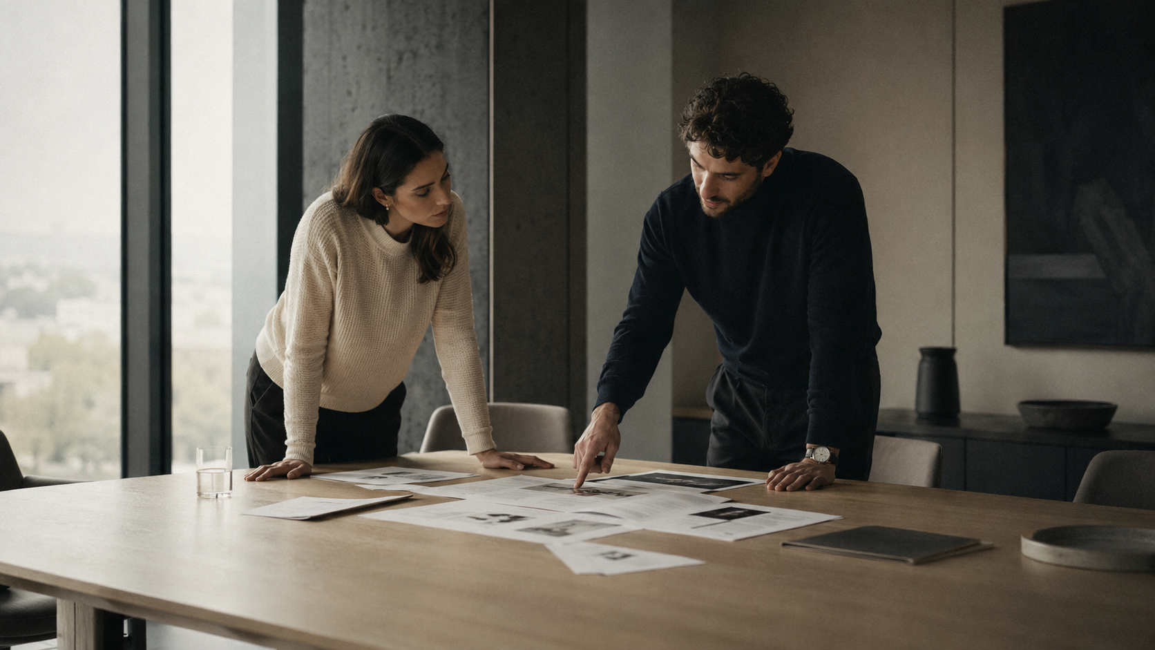 Team working with AI